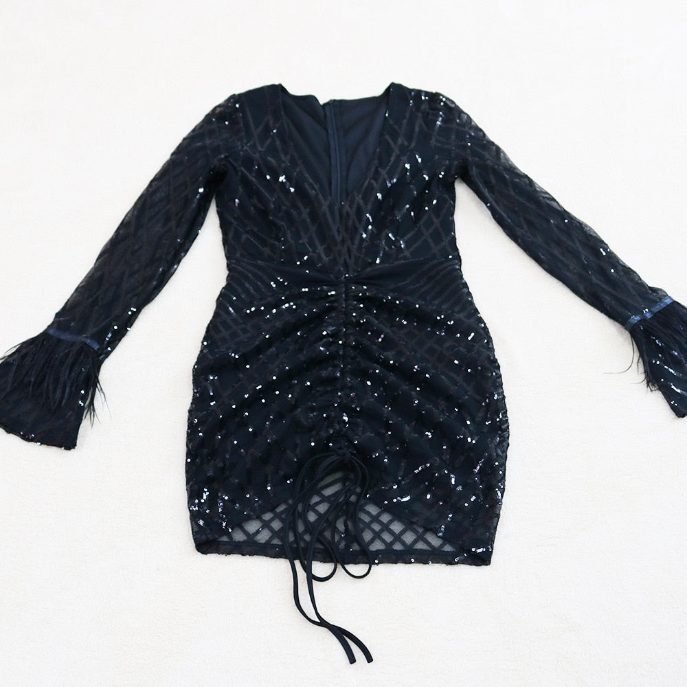 Luxurious Sequin Mini Dress